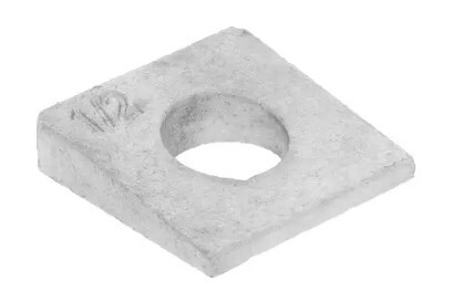 1/2 SQUARE BEVEL WASHER PLAIN FINISH